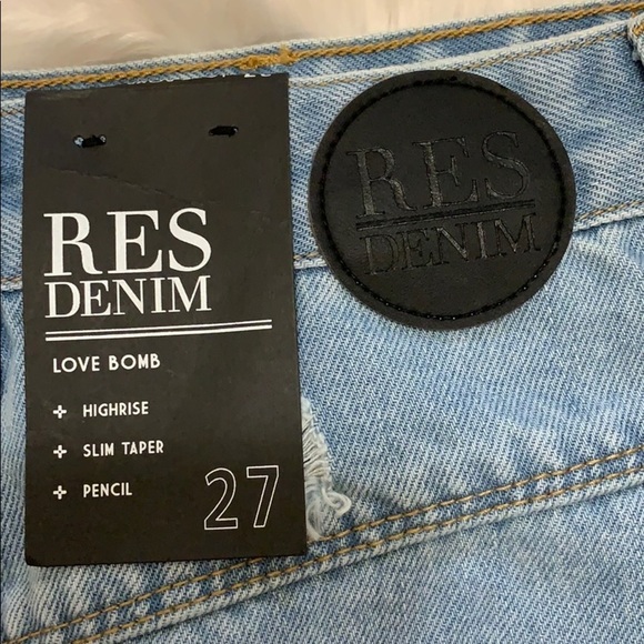 𝅺NWT RES DENIM HIGHRISE PENCIL SKIRT😍👌 - Picture 4 of 8